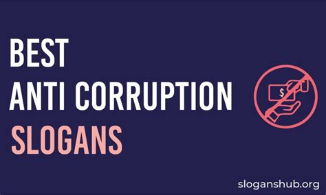 590 Catchy Slogans on Corruption & Best Stop Corruption Slogans