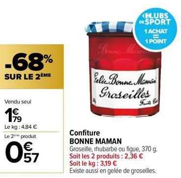 Promo Confiture Bonne Maman Chez Carrefour Market Icatalogue Fr