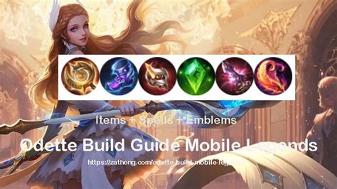 Best Odette Build 2023 Items Emblems Strategy Mobile Legends