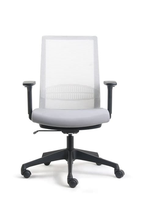 Silla Ejecutiva Tecno Seating C Plus Respaldo Alto En Mesh Color Gris