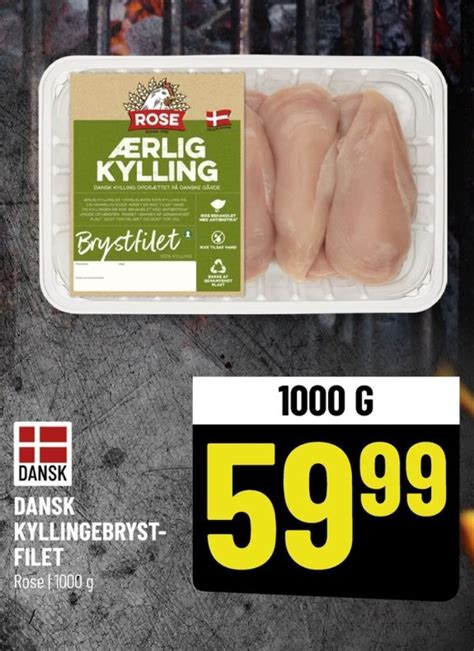 Rose Kyllingebrystfilet Tilbud Hos L Vbjerg