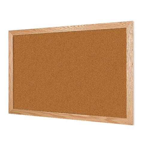 Wood Frame Natural Cork Bulletin Board New York Blackboard