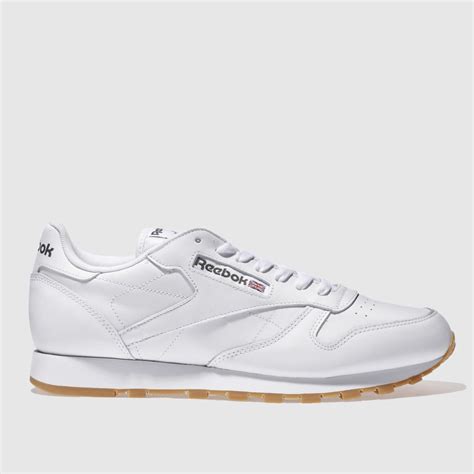 Reebok White Classic Leather Trainers - Trainerspotter