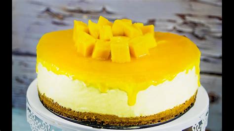 Easy No Bake Mango Cheesecake How To Make Youtube