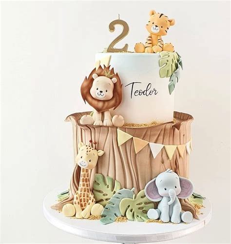 Dolce Dita Cake Design On Instagram G Teau Animaux De La Jungle