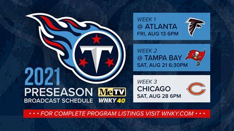 News 40 WNKY Television On Twitter Full Titans Football Preseason