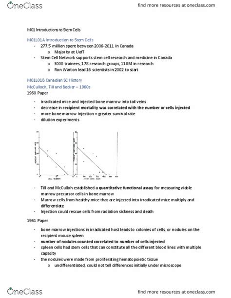 Biochem E Final Stem Cell Oneclass