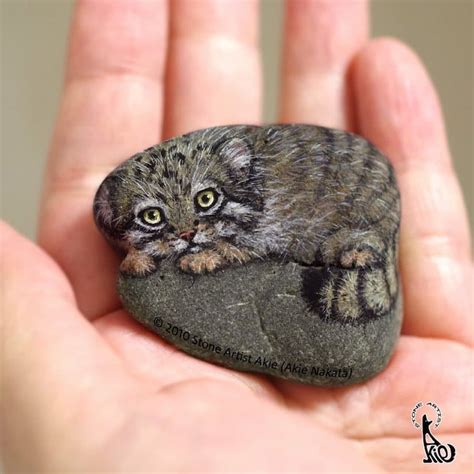 Incredible Rock Paintings Imagine Furry Creatures as Palm-Sized Pets ...