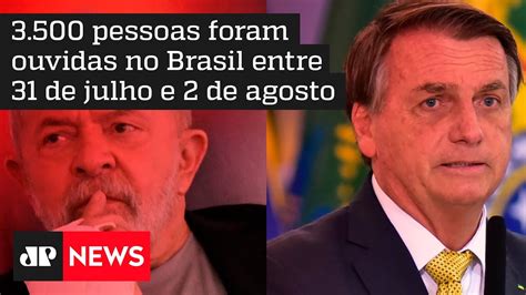 Nova Pesquisa Poderdata Coloca Bolsonaro A Oito Pontos De Lula No