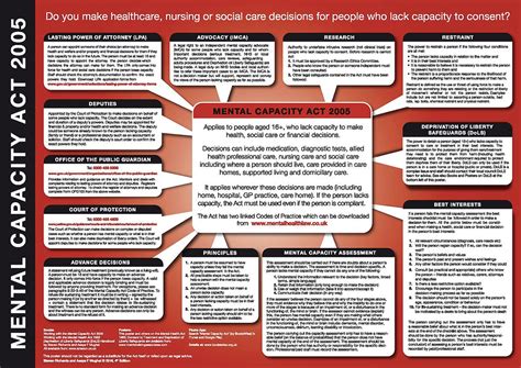 Mental Capacity Act Wall Chart Bookswise Publicatio