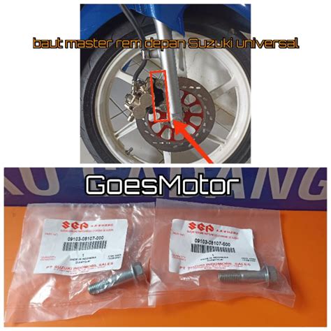 Jual Baut Master Rem Kaliper Depan Suzuki Satria Tak Pcs Shogun