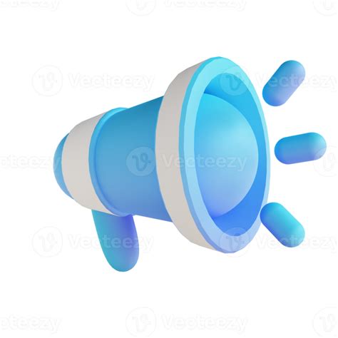 3d Illustration Megaphone 9584768 Png