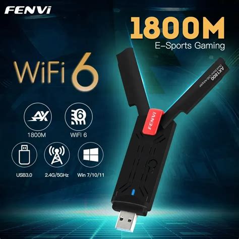 Wi Fi Finders Fenvi Wifi 6 Usb Adapter Dual Band Ax1800 2 4g 5ghz