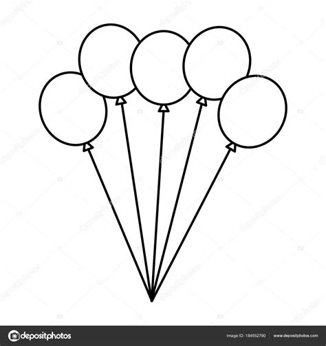 Imagenes De Globos Para Colorear