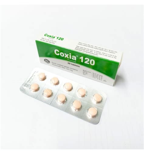 Coxia 120 mg Tablet-20's Pack - Online Pharmacy BD