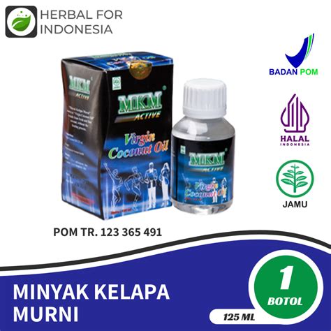 Jual MINYAK KELAPA MURNI MKM VCO VIRGIN COCONUT OIL 125ml Shopee