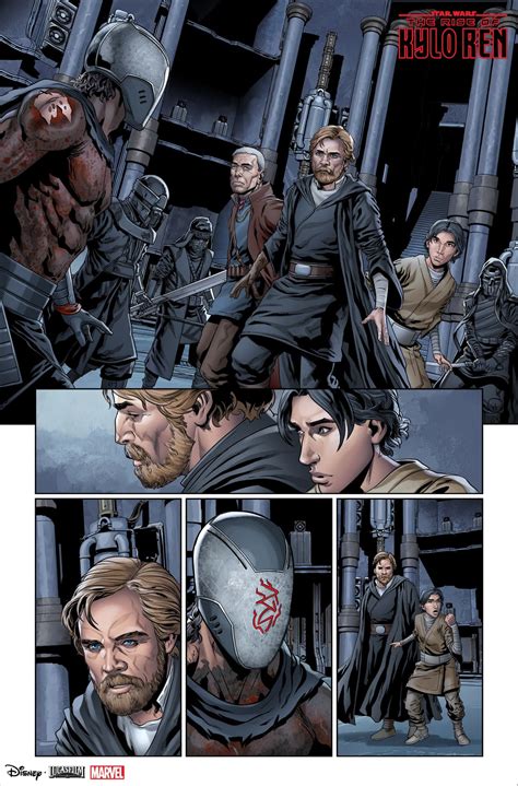 Luke Skywalker Unites With Lor San Tekka And Ben Solo In Star Wars