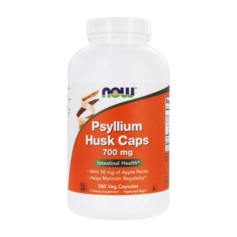 상품 상세보기 Now Foods 나우 푸드 실리엄 허스크 캡스 700 mg 360 베지캡슐 Psyllium