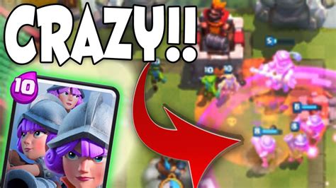 Clash Royale 3 Musketeer Crazy Damage 3 Musketeer Mirror Deck Youtube