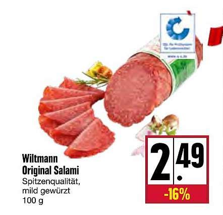 Wiltmann Original Salami Angebot Bei Kupsch 1Prospekte De