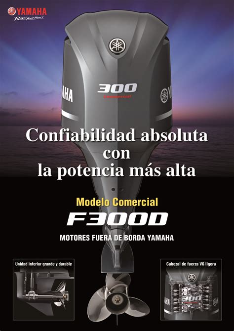 Fuera De Borda F300D HP 4 Tiempos Yamaha Imemsa