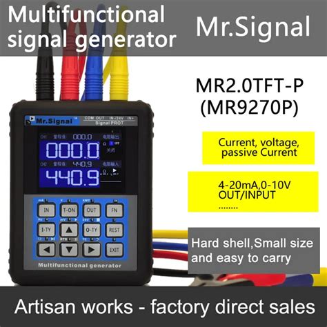 Mr2 0tft P 4 20ma Generator 4 20ma Calibration Current Voltage Signal