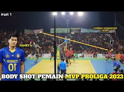 BAHAYA BodyShot FAHRY SEPTIAN MVP Proliga Di Balas Kontan Spike Njedug