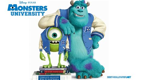 Pixar Desenho Animado Universidade Monstros Papéis De Parede