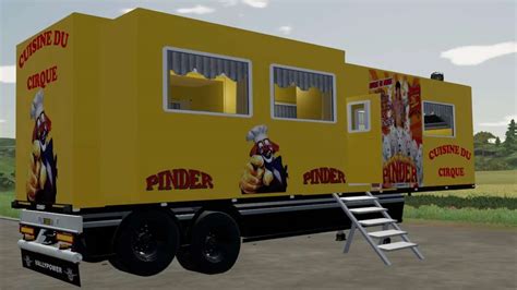 Mod Pinder Circus Kitchen Trailer V1 0 FS22 FarmingSimulator App