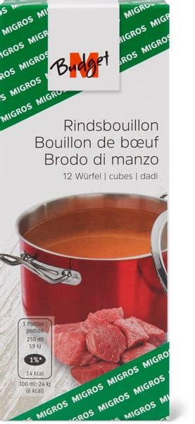 Produktkauf Bouillons Migros