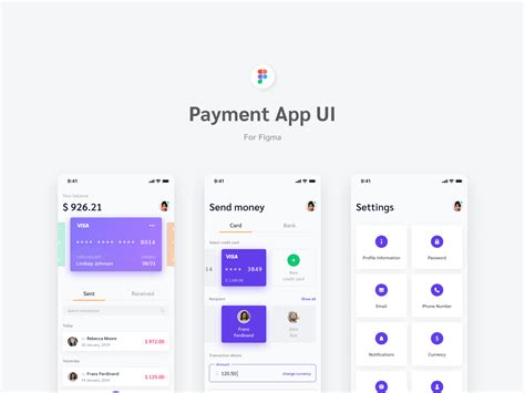 Payment App Ui For Figma Freebie Figma Free Premium Ui Kits