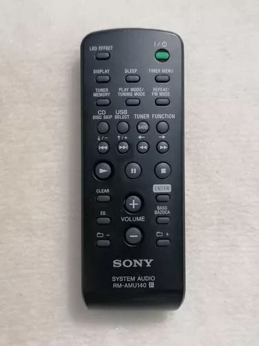 Control Remoto Sony System Audio Rm Amu Original Mercadolibre