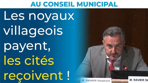 Les noyaux villageois payent les cités reçoivent Stéphane Ravier