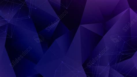 Black Business Polygon Dark Geometric Digital Powerpoint Background For ...