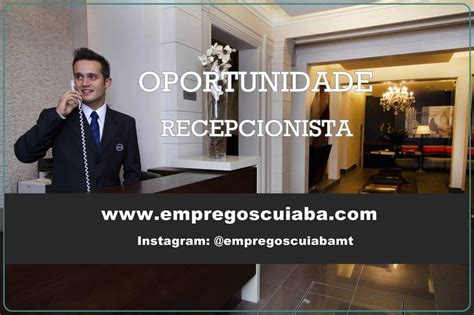 Recepcionista Cuiab Empregos Cuiab