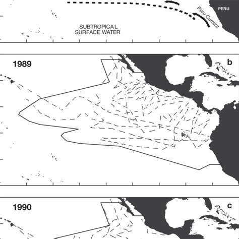 A Surface Currents And Water Masses In Eastern Tropical Pacific Ocean