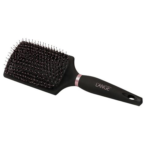 L’ange Hair Siena Paddle Nylon Boar Brush Helps Groom And Detangle Boar And