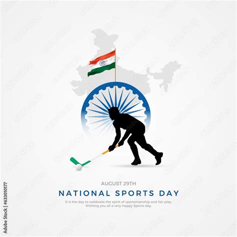 National Sports Day India Th Of August Creative Vector Illustration