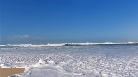 Son Des Vagues Qui Glissent Sur Le Sable Apaisant Relaxant Bruit De L