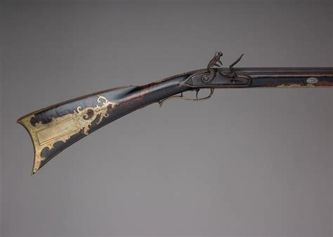 Henry Young Flintlock Longrifle American Pennsylvania Easton Township Northampton County