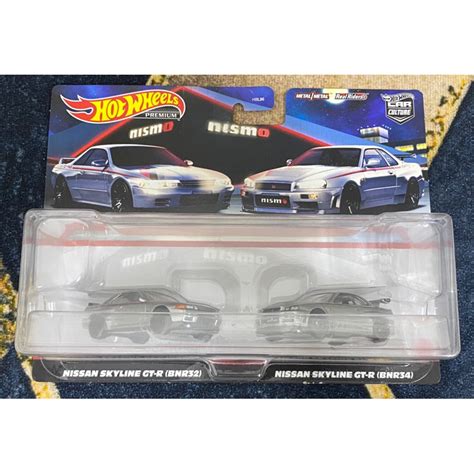 Hot Wheels Nismo Nissan Skyline Gt R R32 And R34 Twin Pack Shopee Malaysia