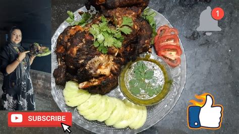 Whole Chicken Tandoori Restaurant Style Without Oven How To Make