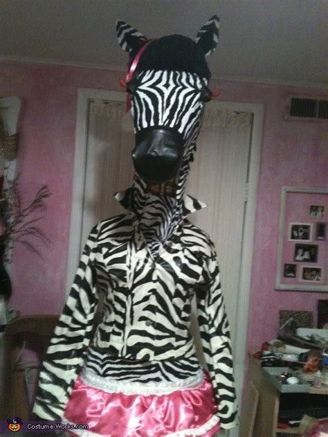 Homemade Zebra Costume