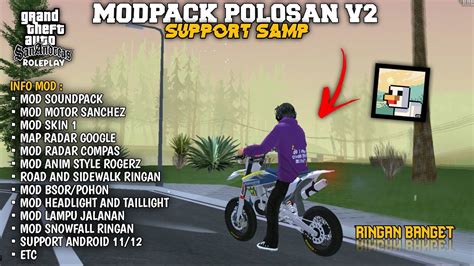 Modpack Polosan V Support Gta Samp Youtube