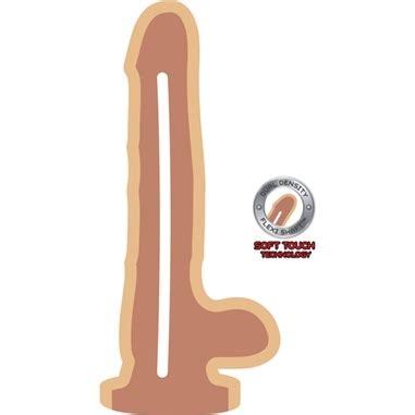 Compre Get Real Dildo De Dual Densidade Pele De Bolas De 12 Cm