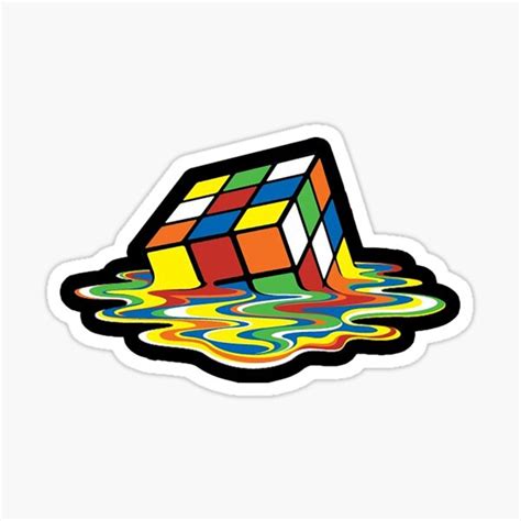 Rubik Cube Stickers Redbubble