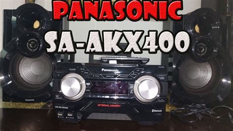 Panasonic Sa Akx Vista Rapida Del Minicomponente Youtube