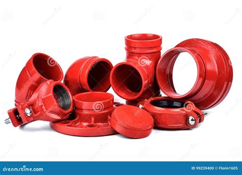 Fire Protection Pipe Fitting Flange Stock Photo Image Of Flanges