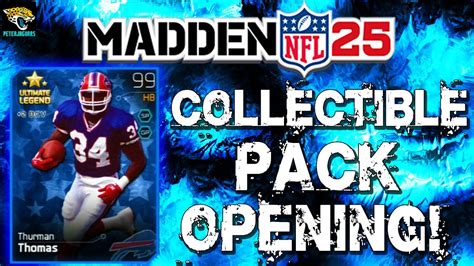 Mut 25 Collectible Pack Opening Madden 25 Ultimate Team Youtube