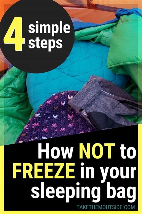 All Secrets Revealed How To Stay Warm In A Sleeping Bag ⋆ Take Them Outside